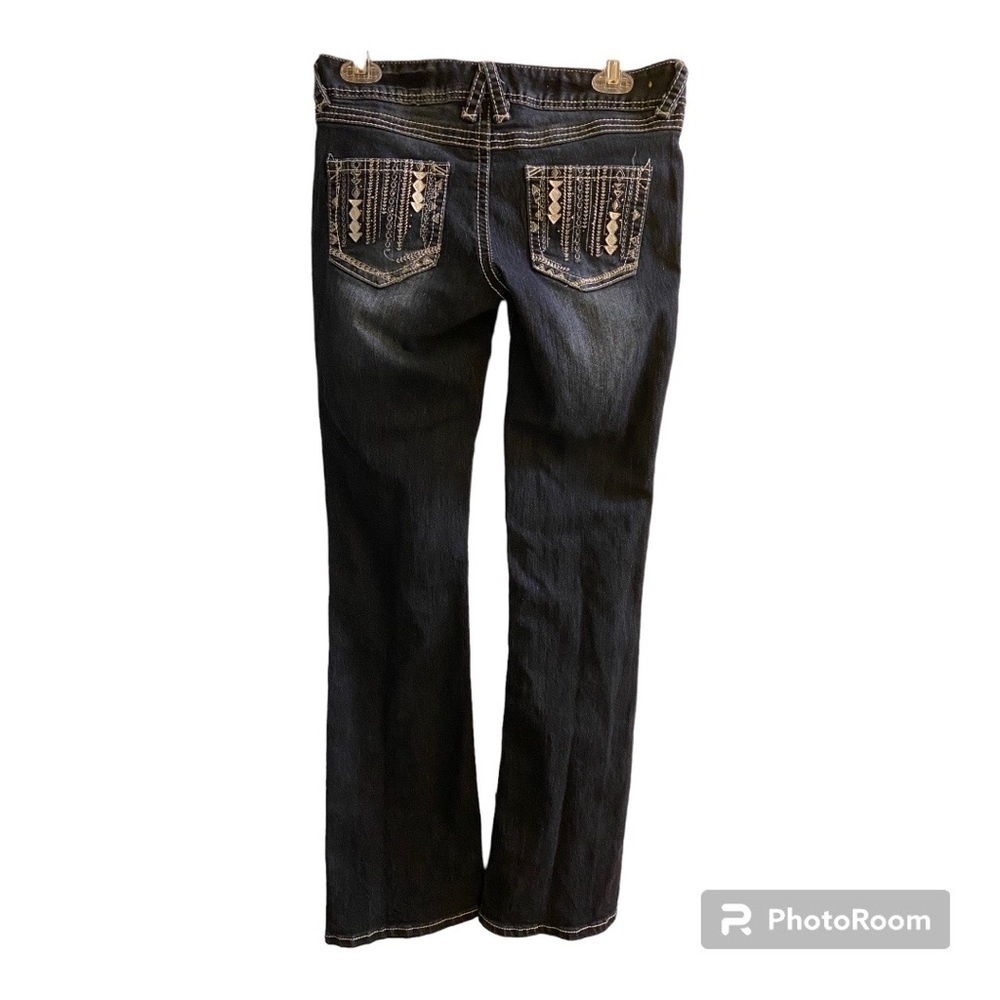 Red Camel Vintage Y2K Dark Washed Bootcut Bluejeans